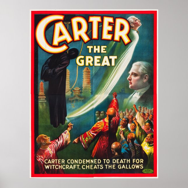 Affiches Carter le grand tricheur à la potence (Devant)