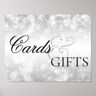 Affiches Cartes de mariage et cadeaux Lumières Shimmer Arge