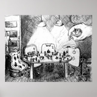 Affiches Cartes Jouer des gens