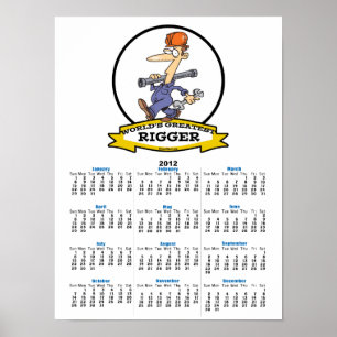 AFFICHES CARTOON HOMME LE PLUS RIGGER