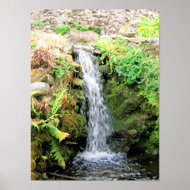 Affiches Cascade 6 Venezuela Jungle Paysage Art (Devant)