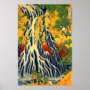 Affiches Cascade de Kirifuri au bâti Kurokami dans