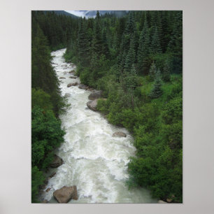 Affiches Cascade de l'Alaska 11x14 Photographie