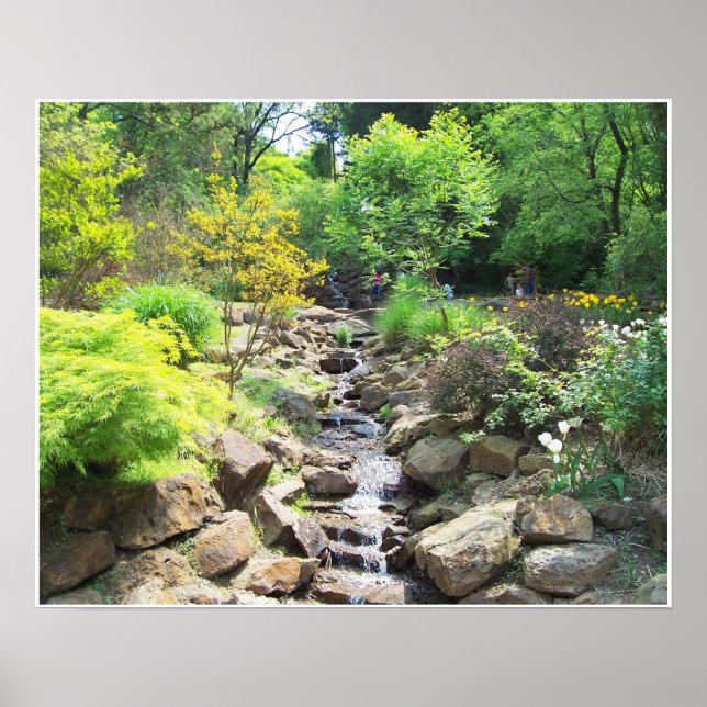 Affiches Cascade de l'Oklahoma (Devant)