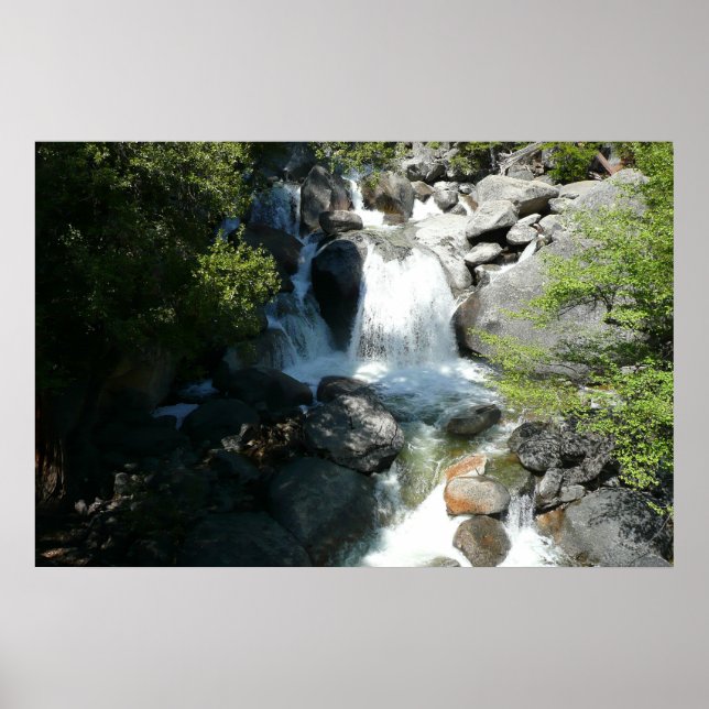 Affiches Cascade Falls dans le parc national de Yosemite (Devant)