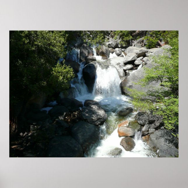 Affiches Cascade Falls dans le parc national de Yosemite (Devant)