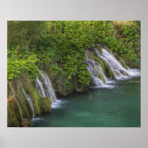 Affiches Cascade, Parc national des lacs de Plitvice et