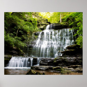 Affiches Cascades de mitrailleuse