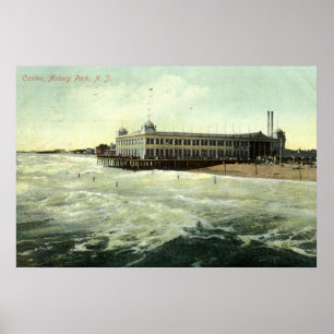 Affiches Casino, parc NJ 1910 d'Asbury