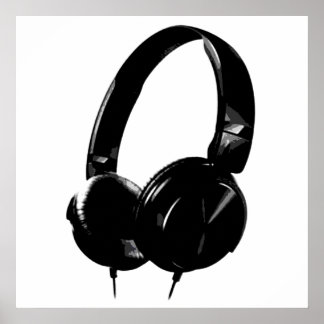 Affiches Casque style pop art noir