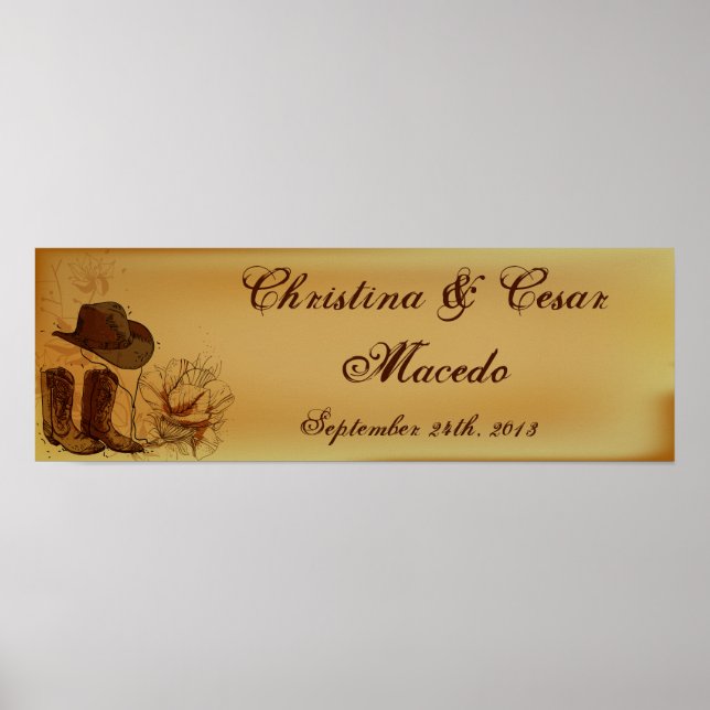 Affiches casquette/Bottes pour fille de canne occidentale p (Devant)