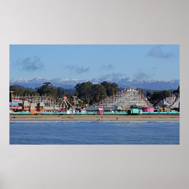 Affiches Casquettes de neige à Père Noël Cruz Imprimer (Devant)