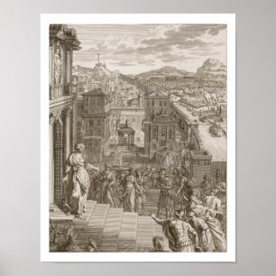 Affiches Cassandra Foretells the Trojans Their Fate and is