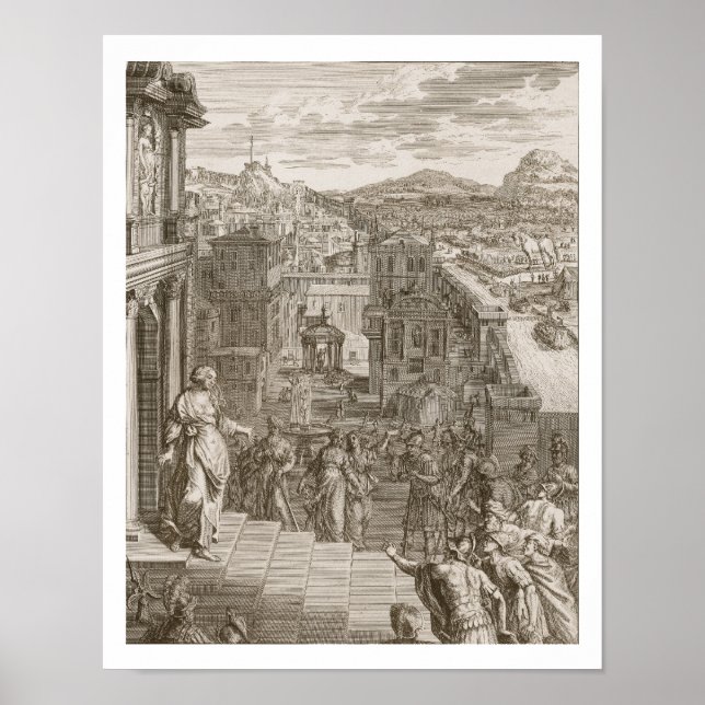 Affiches Cassandra Foretells the Trojans Their Fate and is (Devant)