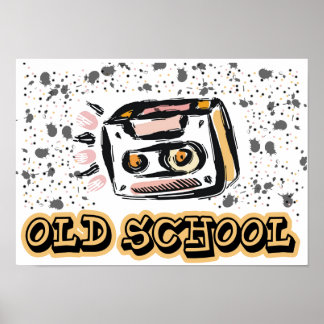 Affiches cassette Old School