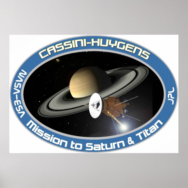 AFFICHES CASSINI - HUYGENS (Devant)