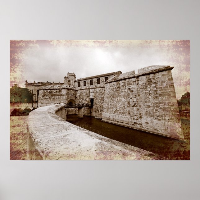 Affiches Castillo de la Real Fuerza, La Havane, Cuba (Devant)
