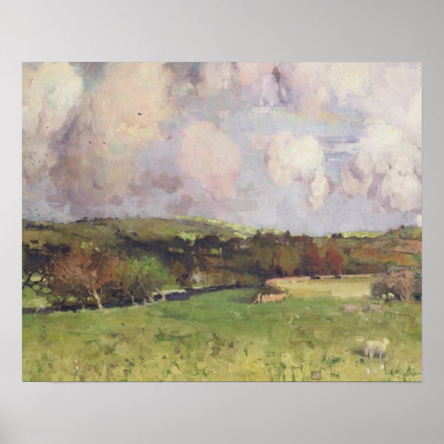 Affiches Castlefern, c.1890-95 (huile sur toile) (Devant)