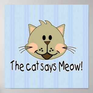 Affiches Cat Dit Meow