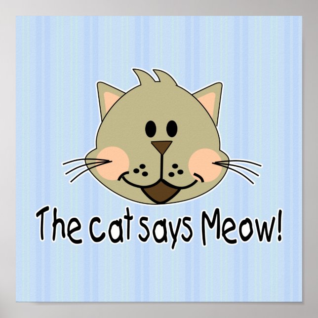 Affiches Cat Dit Meow (Devant)