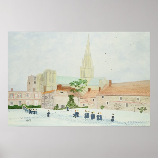 Affiches Cathédrale de Chichester et chorale visitée (Devant)