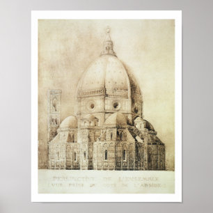Affiches Cathédrale de Florence de l'est, des 'fragments