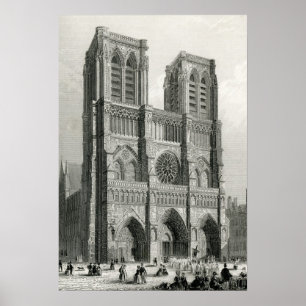 Affiches Cathédrale de Notre Dame, Paris