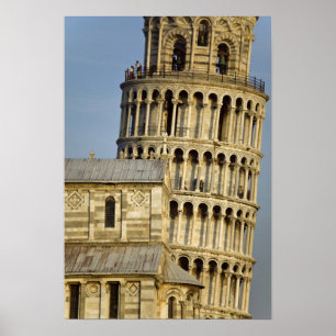 Affiches Cathédrale et tour penchée, Pise, Toscane, Italie