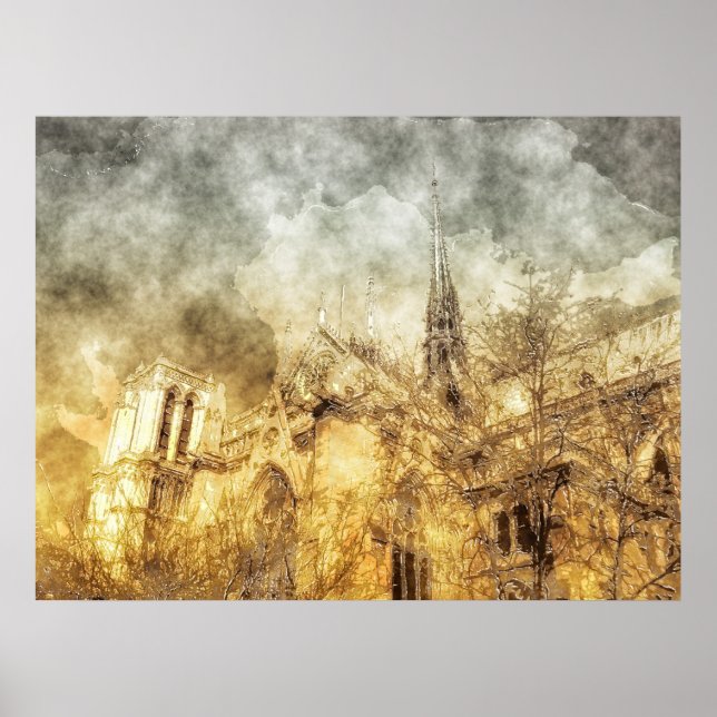 Affiches Cathédrale Notre-Dame de Paris (Devant)