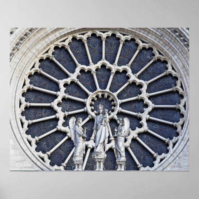 Affiches Cathédrale Notre-Dame, détail (Devant)
