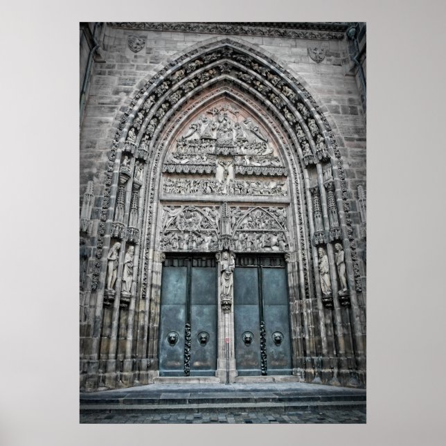 Affiches Cathédrale Saint-Lorenz - Nuremberg, Allemagne Pos (Devant)