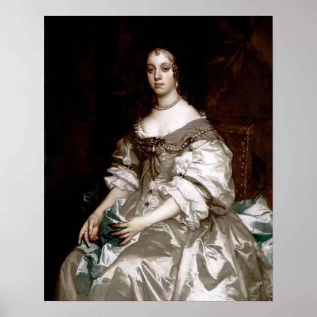 Affiches Catherine de Braganza par Sir Peter Lely (Devant)