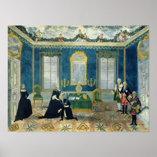 Affiches Catherine II rappelle le chancelier Alexeï (Devant)