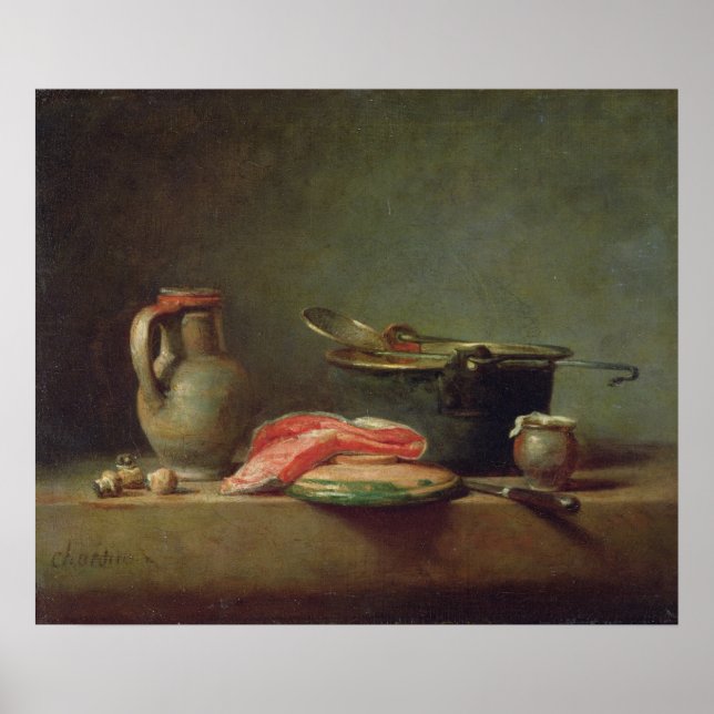 Affiches Cauldron de cuivre avec Pitcher (Devant)