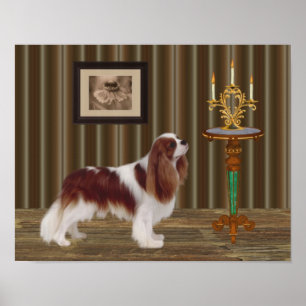 Affiches Cavalier King Charles Spaniel Chien Art