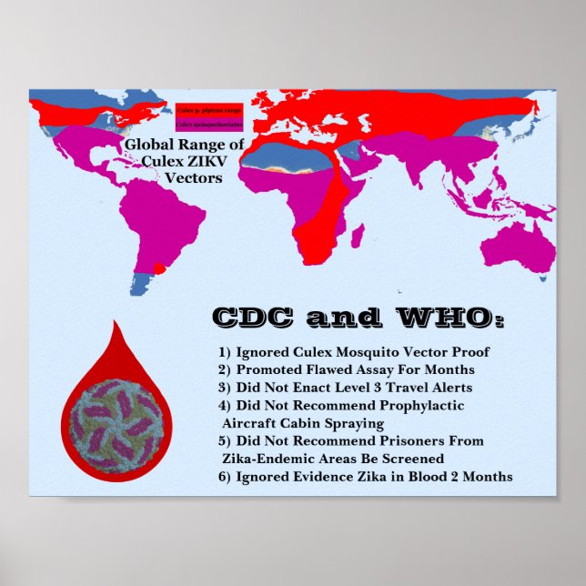 Affiches CDC et OMS n'ont pas réussi à protéger les citoyen (Devant)