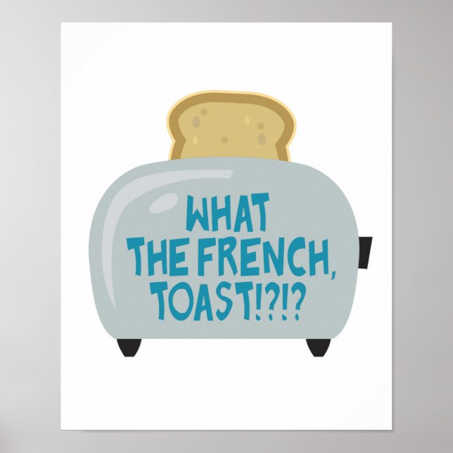 Affiches ce que le toast français (Devant)
