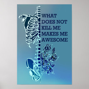 Affiches Ce qui ne me tue pas me rend impressionnant