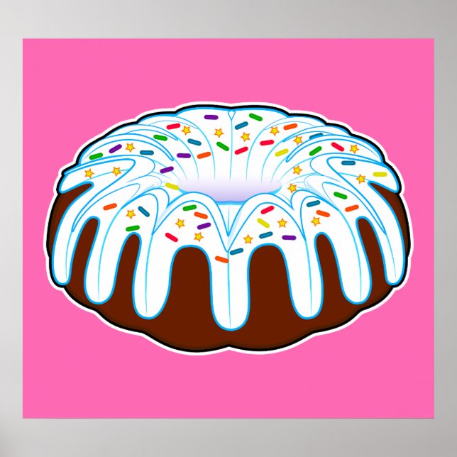 Affiches Célébration du gâteau Bundt (Devant)
