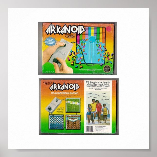 AFFICHES CÉLÉBRER LES JEUX VINTAGES (Devant)