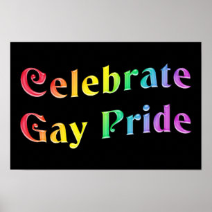 Affiches Célébrez le gay pride