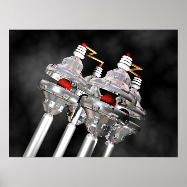 Affiches Cellules électriques (Devant)