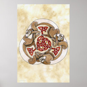 Affiches Celtic Ferret Triskel