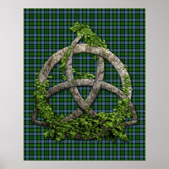 Affiches Celtic Trinity Knot Et Clan Smith Tartan (Devant)