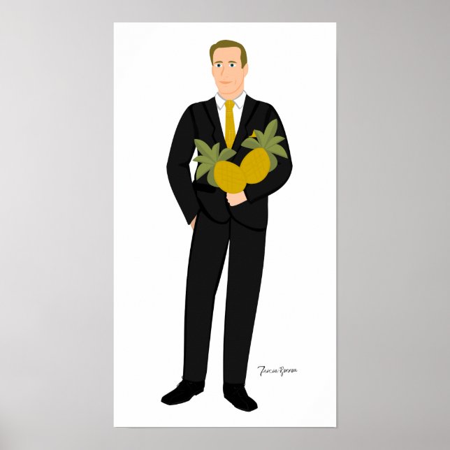 Affiches Celui qui aime les ananas (Devant)