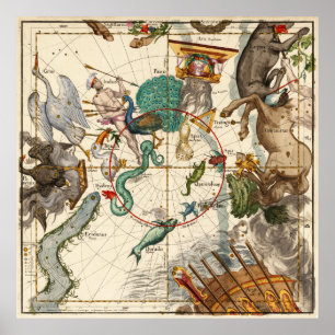 Affiches Centaurus, Indus, Chamaeleon, Eridanus, Lupulus