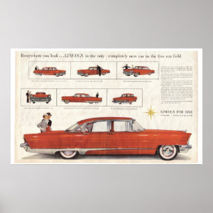 Affiches Centerfold 1956 augmenté de porte de la première 4