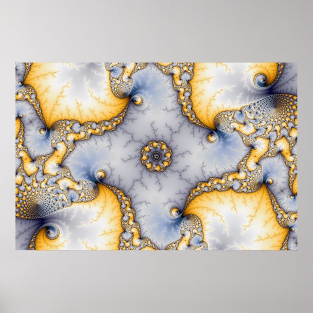 Affiches Central - Art fractal (Devant)