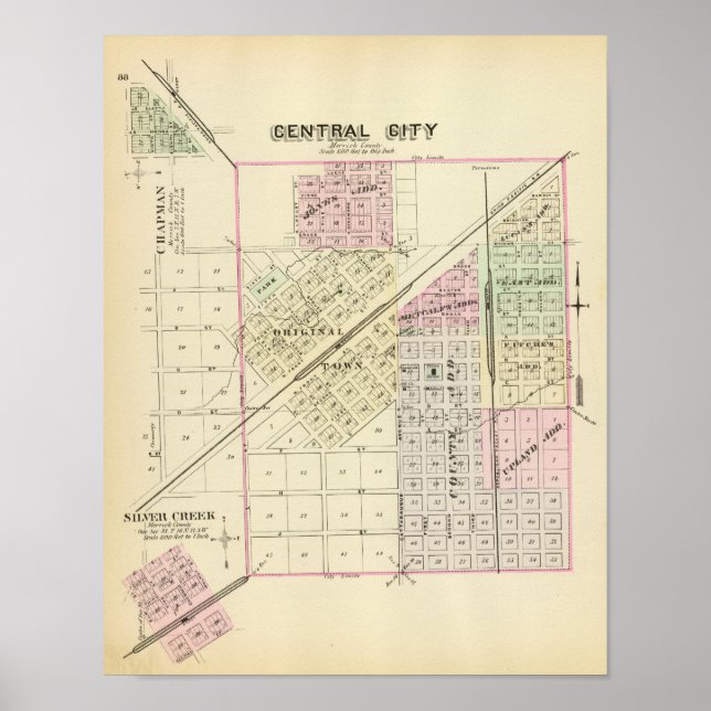 Affiches Central City, Nebraska (Devant)
