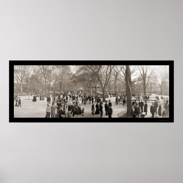 Affiches Central Park NY Photo 1902 (Devant)